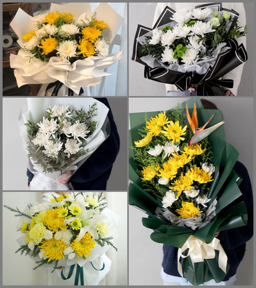 四川成都崇州市观胜镇白鹤村白事花束代送